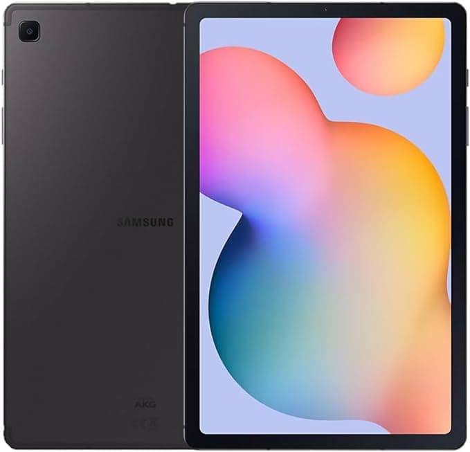 SAMSUNG Galaxy Tab S6 Lite 10.4" 128GB Android Tablet, LCD Screen, S Pen Included, Slim Metal Design, AKG Dual Speakers, 8MP Rear Camera, Long Lasting Battery, US Version, 2022, Oxford Gray